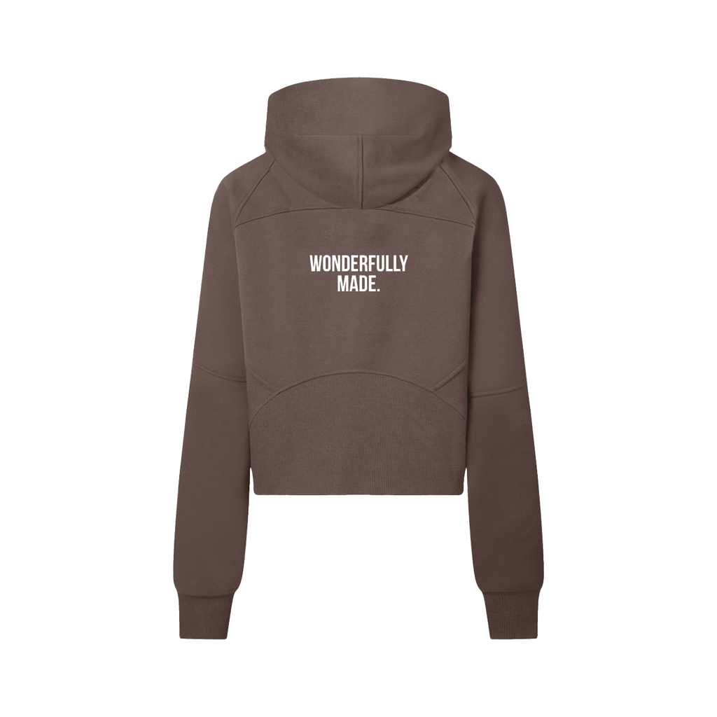 Cropped Half-Zip Hoodie