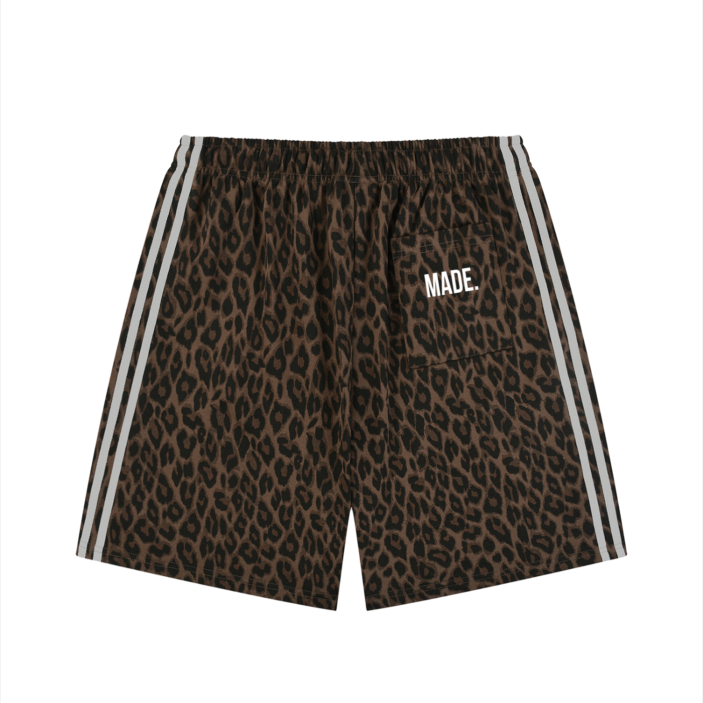 Heavenly mindset Heavyweight Leopard Drawstring Shorts