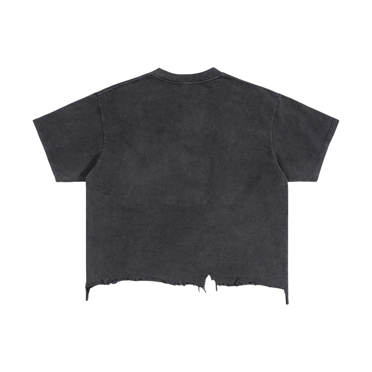 BLANK Slate Boxy Distressed Hem