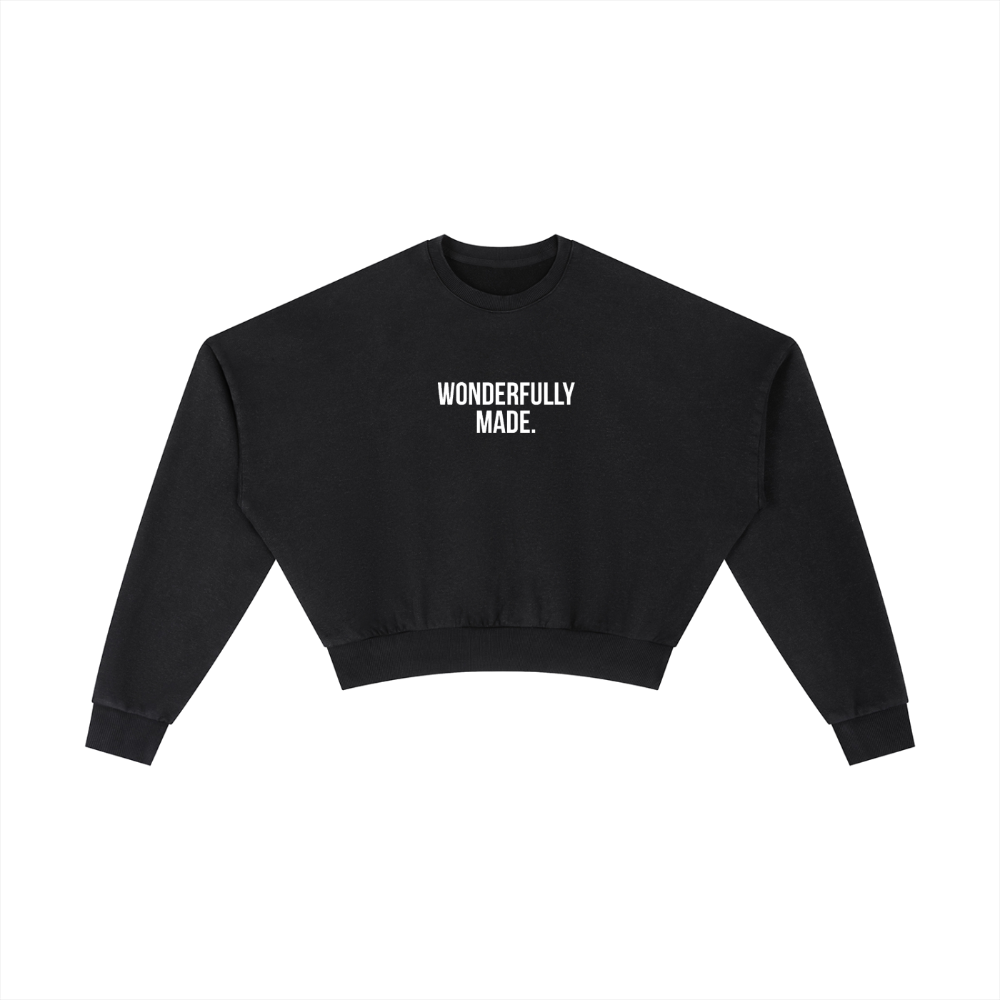 Vintage Washed Cropped Sweatshirt