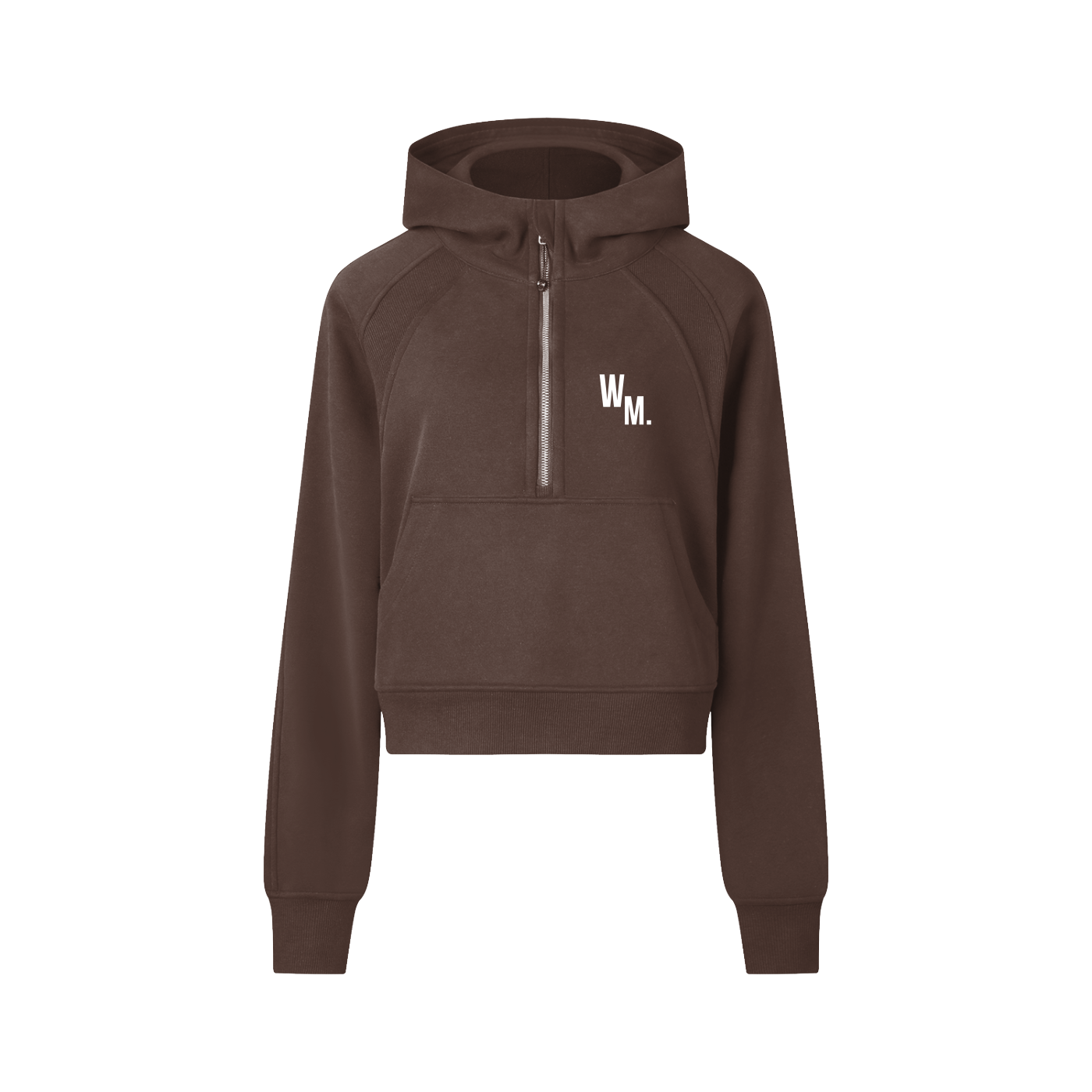 Cropped Half-Zip Hoodie