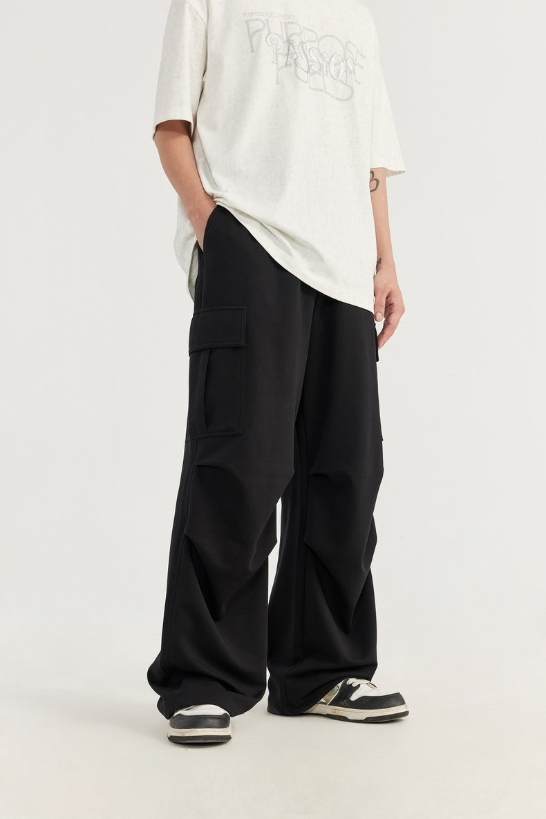 Work - style wide - leg sweatpants