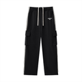 Side Stripe Straight-Leg Pants
