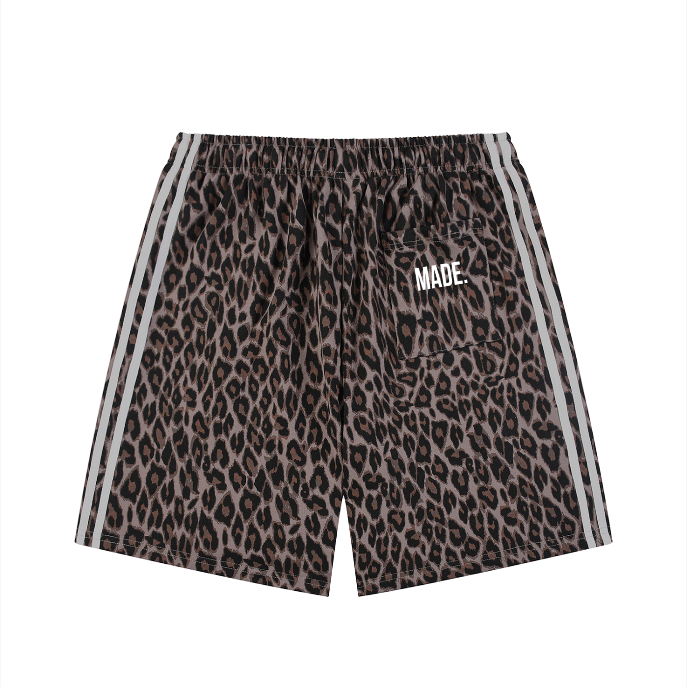 Heavenly mindset Heavyweight Leopard Drawstring Shorts