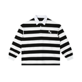 Color Block Stripe Polo Shirt