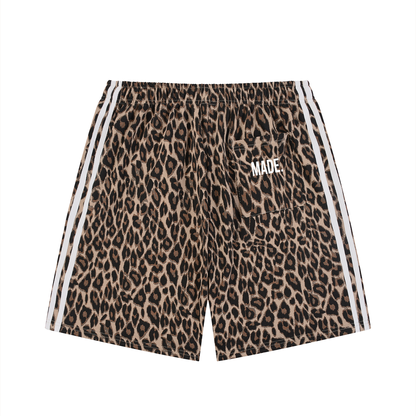 Heavenly mindset Heavyweight Leopard Drawstring Shorts